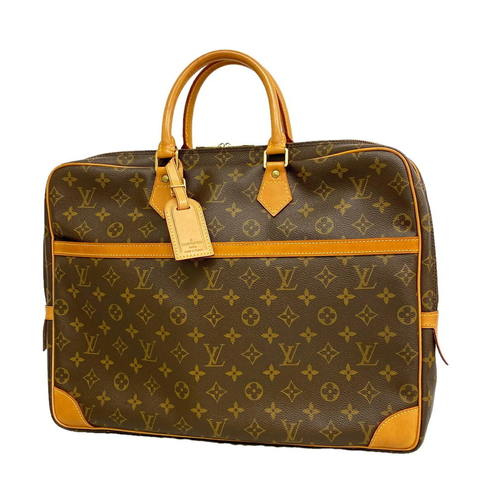 Louis Vuitton Monogram Portedocuments Voyage Handbag M53362 Brown (Men's/Wome...